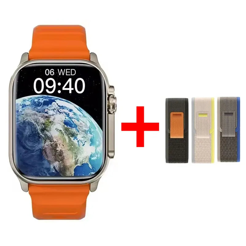 New Watch T900 U2 Smart Watch 49mm 2026 New NFC Men Women GPS Track Bluetooth Call BT Music Games Wireless Charging Smartwatch