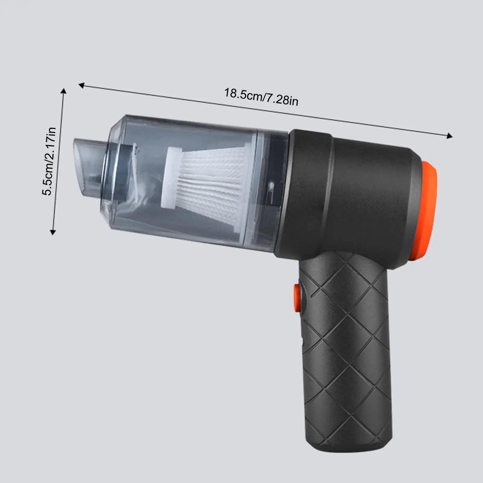 6000pa Wireless Mini Car Vacuum Cleaner, Duall Purpose Pet Hair Dryer With Suction And Blowing Function,Vacuum Carpet Cleaner