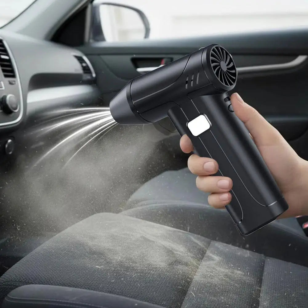 Fan Rechargeable Blower Portable Powerful Versatile Efficient Cleaning Solution Leaf Blower Wireless Powerful Air Fan
