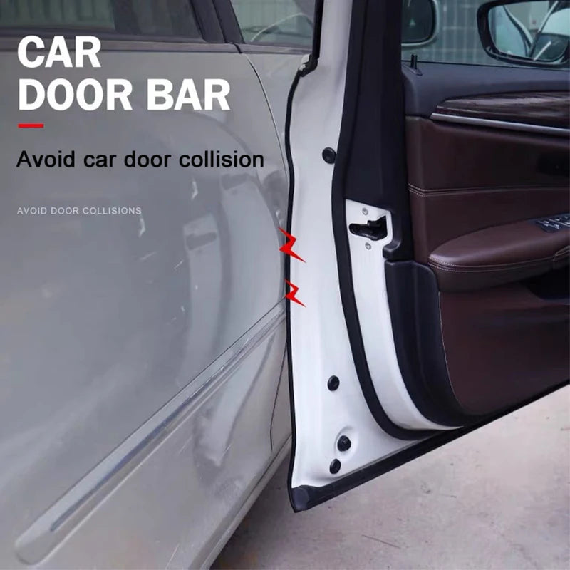 2M/5M/10M Car Door Protector Anti Collision Strip U Type Universal High Quality Rubber Car Door Edge Protection Car Accessories