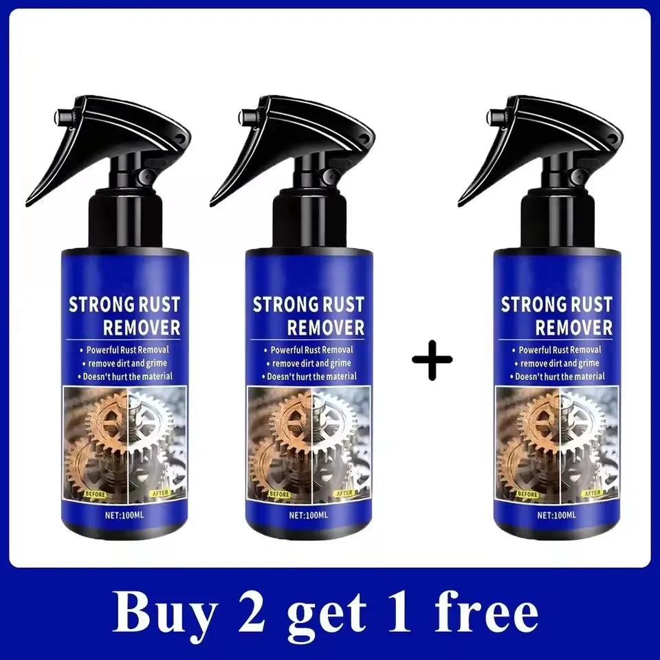 Car Rust Remover Auto Exhaust Pipe Rust Derusting Spray Quickly Car Wheel Hub Care Clean Metal Iron Prowder Stain Removal Agent