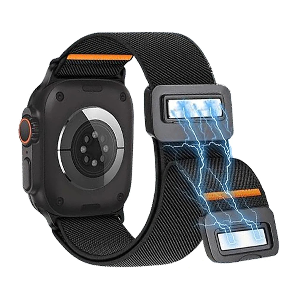Magnetic Sport Strap For Apple Watch Band 49mm 45mm 46mm 44mm 42 41 40mm Nylon Correa Bracelet IWatch Ultra3 11 10 9 8 7 6 5 SE
