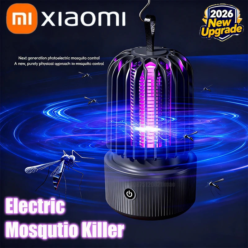 Xiaomi Mosquito Killer Lamp Blue UV Light Attract Electric Shock 2-in-1 Bug Zapper 1200mAh Rechargeable For Patio Travel New