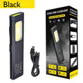 Mini Portable Rechargeable LED Torch Light, Waterproof Outdoor Work Pocket Flashlight with Magnetic Grip, Compact LED Flashlight