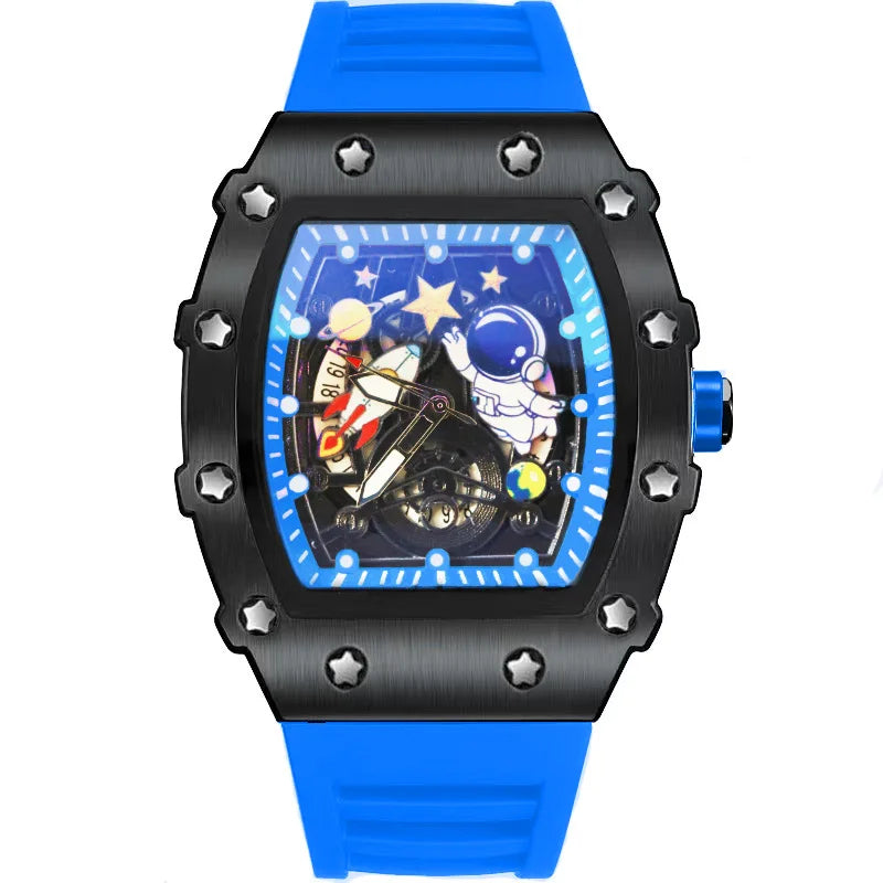 Astronaut Engraving Design Quartz Watch for Men Fashion Luminous Cool Business Watches Personality Watch Luxury Sport AAA Clock