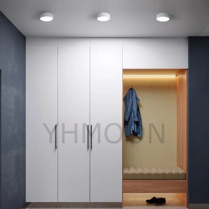3CM Ultra-thin Anti Glare Low Blue Light Ceiling Downlight AC220V Spotlight 7W9W12W15W18W24W indoor Parlor Bedroom Aisle Store