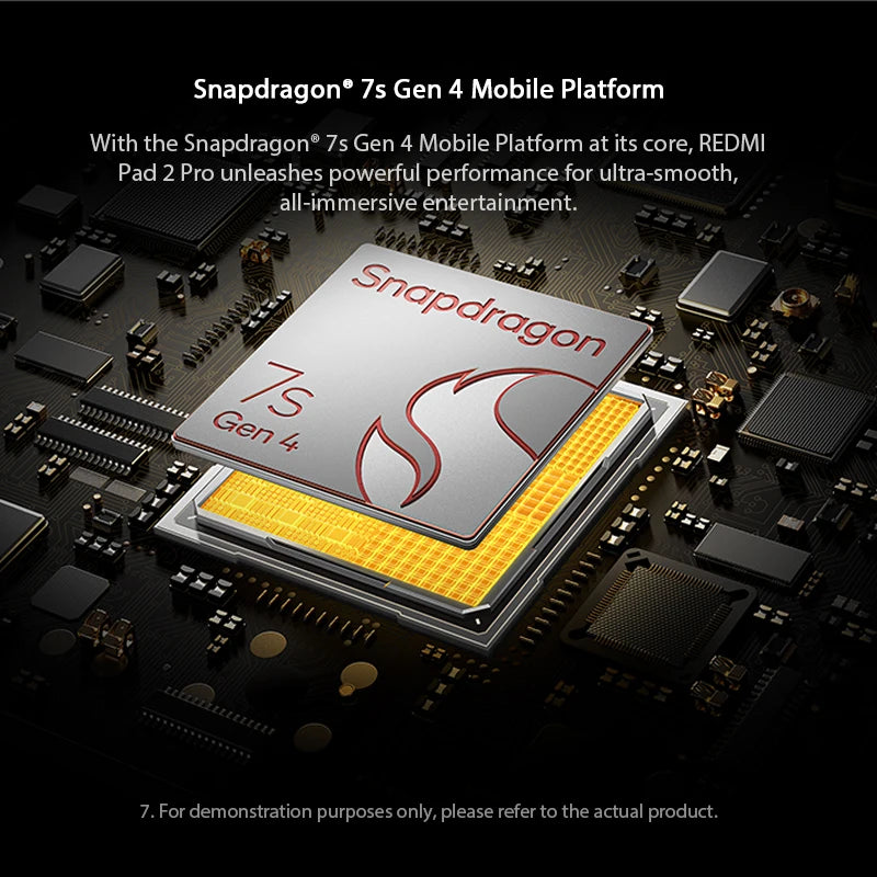Global Version Xiaomi Redmi Pad 2 Pro 12000mAh 33W fast charging 12.1" 2.5K crystal-clear display Snapdragon 7s Gen 4