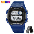 SKMEI 2126 Alarm montre homme Back Light Dightal Countdown Sport Watches Mens Fashion 5Bar Waterproof Stopwatch Wristwatch