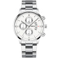 2025 Fashion Men Stainless Steel Watch Luxury Calendar Quartz Wrist Watch Mens Business Watches for Man Clock Montre Homme