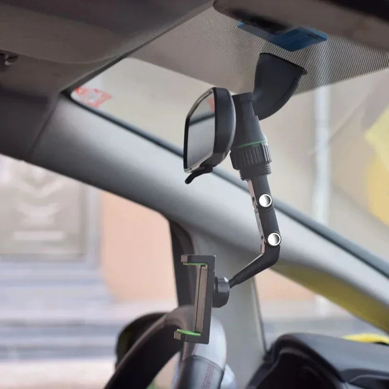 Car rearview mirror mobile phone holder car navigation fixed buckle type multi scene universal support bracket