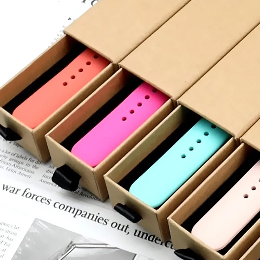 Silicone Band For Apple Watch strap 44mm 45mm 40mm 41mm 42-46mm 49mm sport bracelet iwatch series 11-10-9-8 7 6 5 4 SE-Ultra 2/3