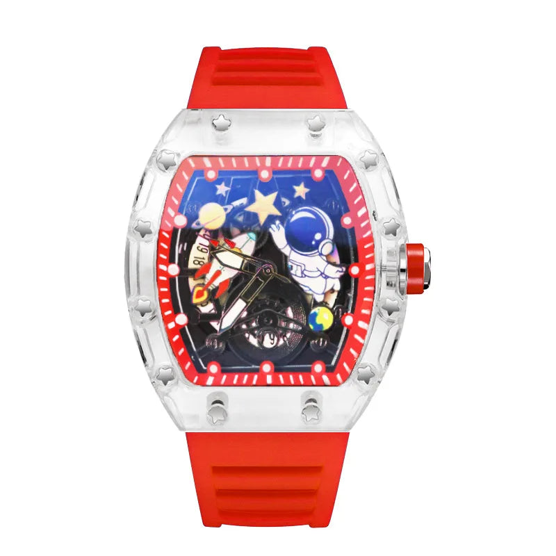 Astronaut Engraving Design Quartz Watch for Men Fashion Luminous Cool Business Watches Personality Watch Luxury Sport AAA Clock
