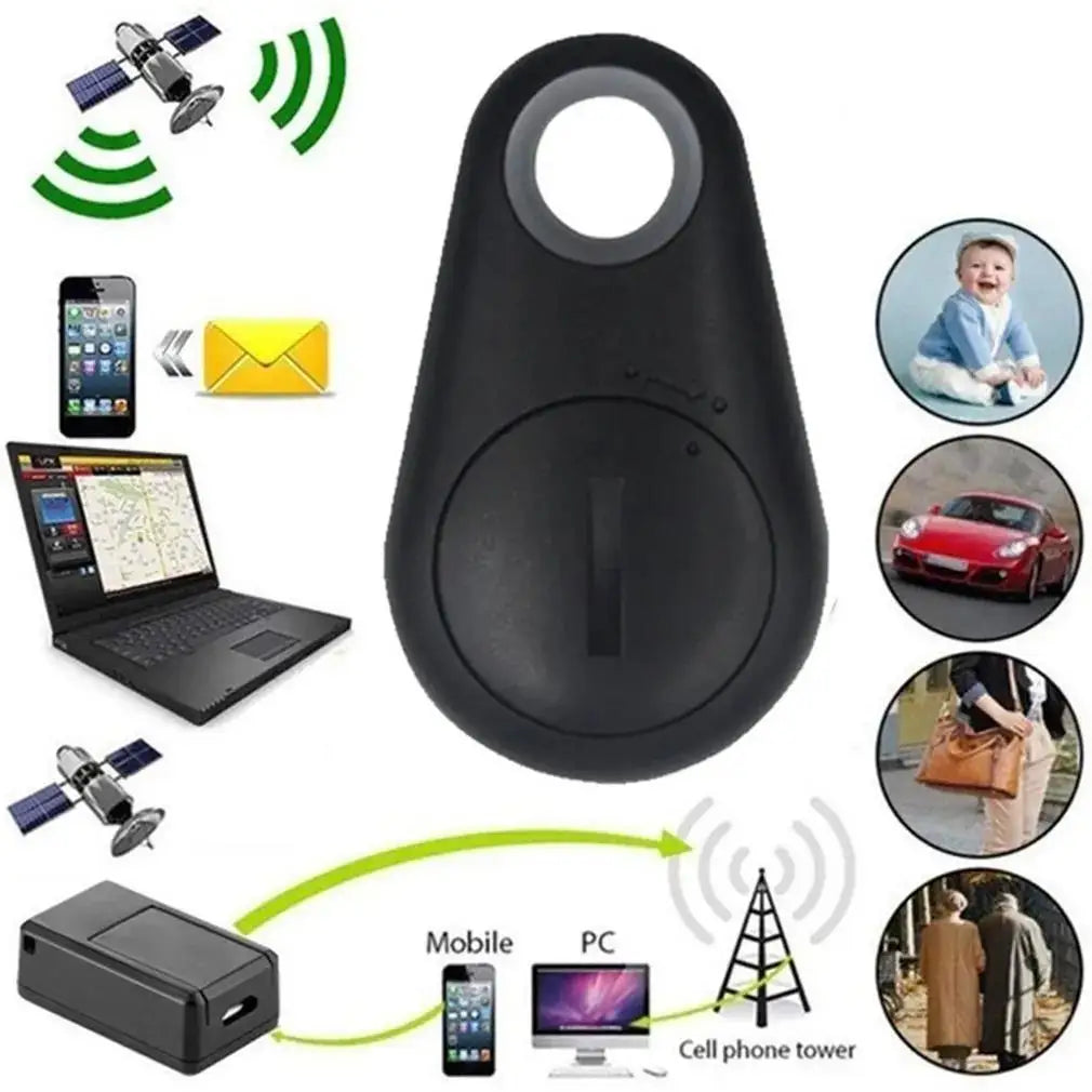 1-5pcs Wireless Mini GPS Tracker Anti-lost Alarm Key Child Bag Wallet Finder Bluetooth APP Locator Smart Tag For Ios And Android
