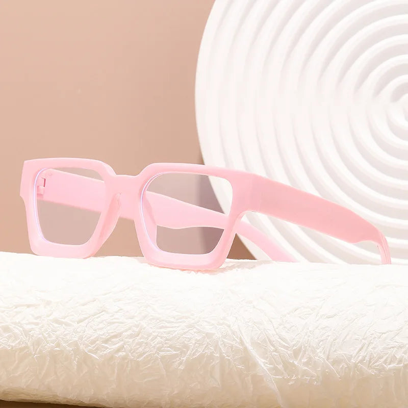New Transparent Computer Glasses Frame Women Men Anti Blue Light Square Eyewear Blocking Glasses Optical Spectacle Eyeglass ﻿
