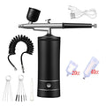 Airbrush with Compressor Portable Airbrush Paint Spray Mini Spray Gun Wireless Air Brush Painting Airbrush Kit with Compressor