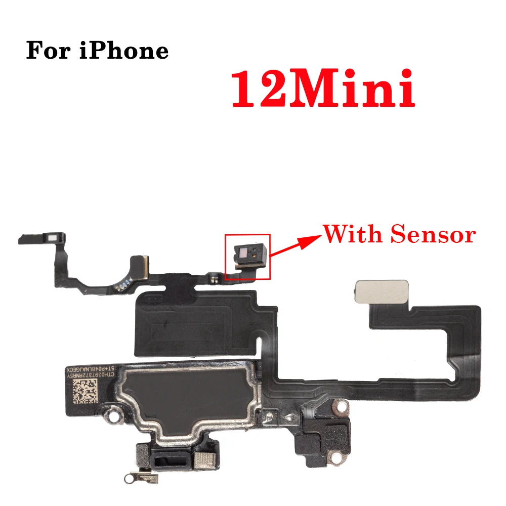 1Pcs Earpiece With Proximity Light Sensor Flex Cable For iPhone X XR XS MAX 11 12 Pro max Mini Ear Speaker Replacement Parts