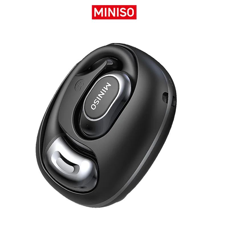 MINISO MS156 Bluetooth V5.4 Earphones AI Wireless Headphones with Mic Button Control Noise Reduction Earhooks Waterproof Headset