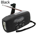 Multifunctional Portable Radio Hand Crank Solar Power FM AM WB NOAA Weather Radio Emergency LED Flashlight Flashlight Power Bank