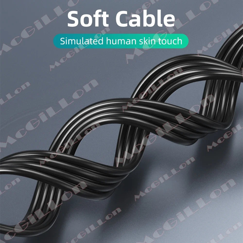 Flat Flexible Straight&Up & Down & Left & Right Angled 90 Degree USB Male to Type C Male Charging and Data Cable 10CM 30CM 50CM