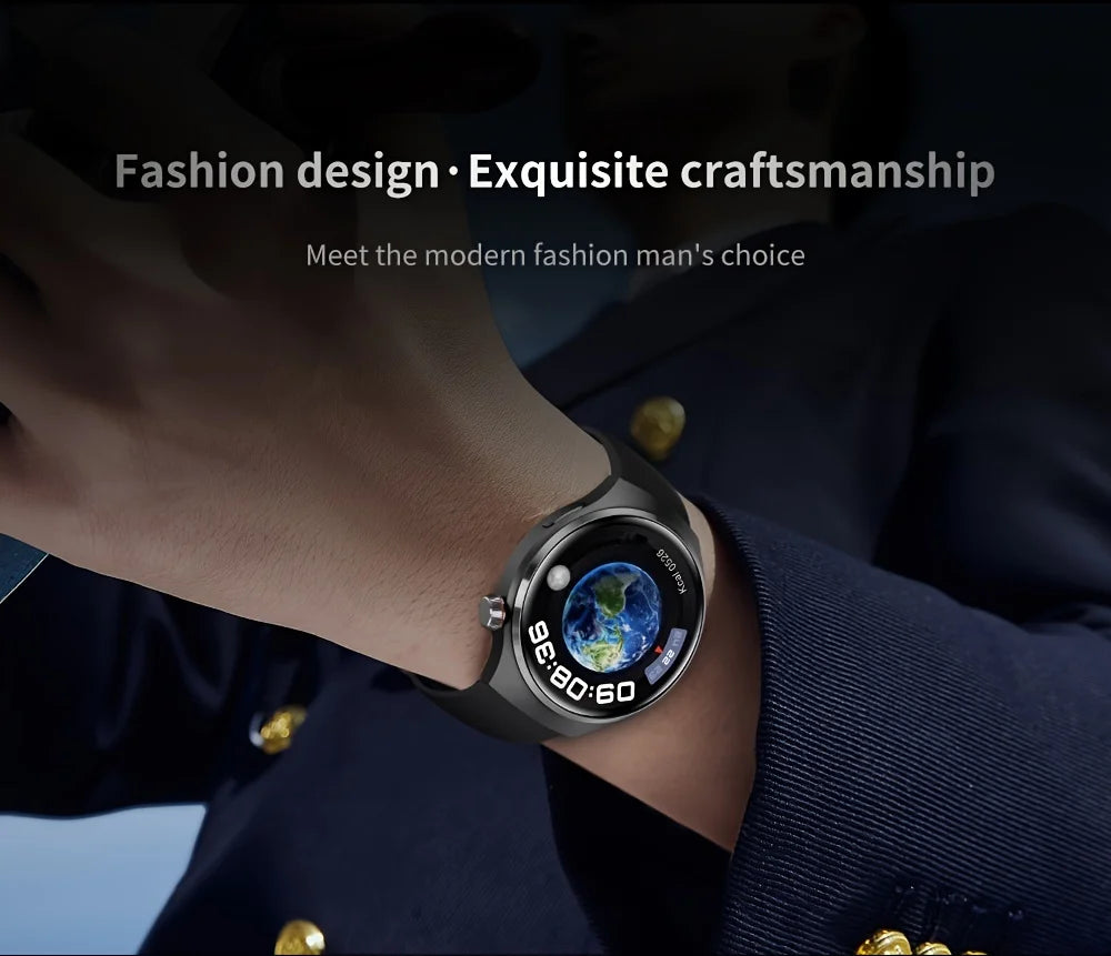 G.L Wear 2025 New Men's Smart Watch HD Display Health Tracking Bluetooth Calling Voice Assistant Sports Smartwatch