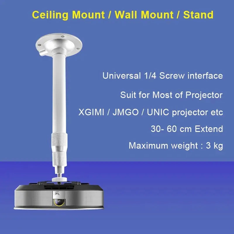 Salange Projector Stand,Universal Projector Bracket Ceiling Wall Mount for XGIMI Xiaomi DLP Mini Beamer YG300 HY300 LED Projetor