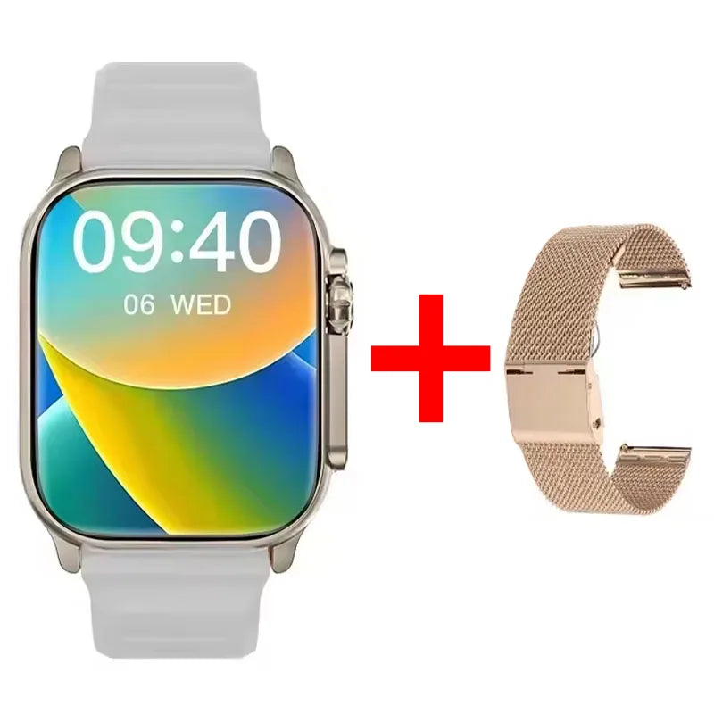 New Watch T900 U2 Smart Watch 49mm 2026 New NFC Men Women GPS Track Bluetooth Call BT Music Games Wireless Charging Smartwatch