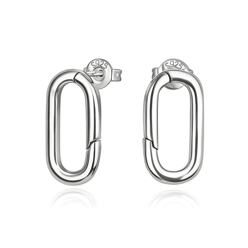 925 Sterling Silver 2026 New Earrings Sparkling Zircon Studs, 3 Color Gold/Rose Gold/Silver Fashion Accessory For Daily Use