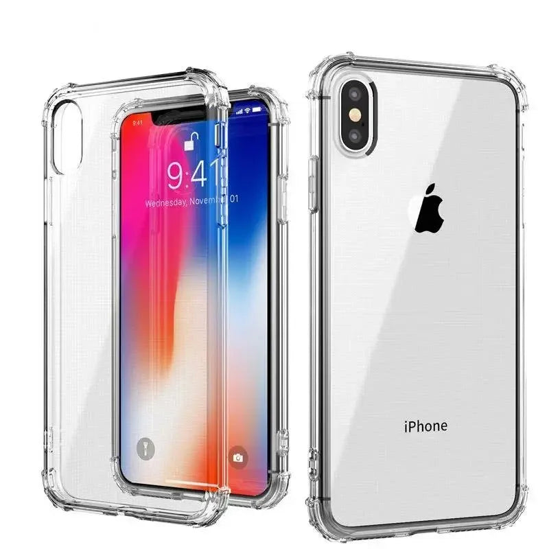 Drop Protection Clear Soft TPU Case for Iphone 17E 17 pro max 16e air X XS MAX XR 16E 11 12 13 14 plus 6 7 8 15 16 Cover