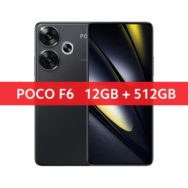 Global Version POCO F6 5G Smartphone Snapdragon®8s Gen 3 NFC 120Hz Flow AMOLED 90W Turbo Charging 5000mAh 50MP Camera NFC
