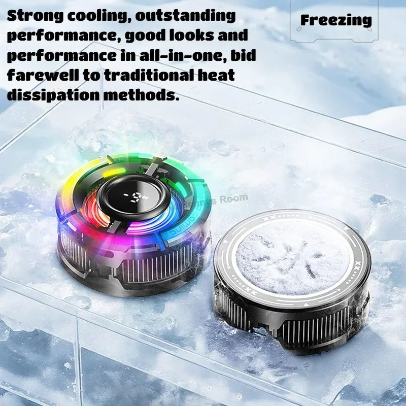 Lastest MEMO Cooler CX15, Mobile Phone Freeze Cooler for PUBG Game, Universal Semiconductor Cooling Fan Radiator