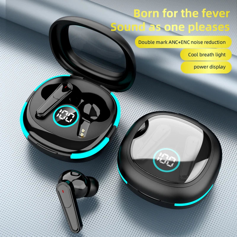 Hot Selling Plus50 ANC+ENC True Wireless Earphones, LED Digital Display, Smart Touch For iPhone Android