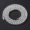 Classical 4MM Tennis Chain Iced Out Bracelet Necklace Men Fashion Hip Hop Jewelry Women 8/16/18/20/24inch Choker Punk Party Gift