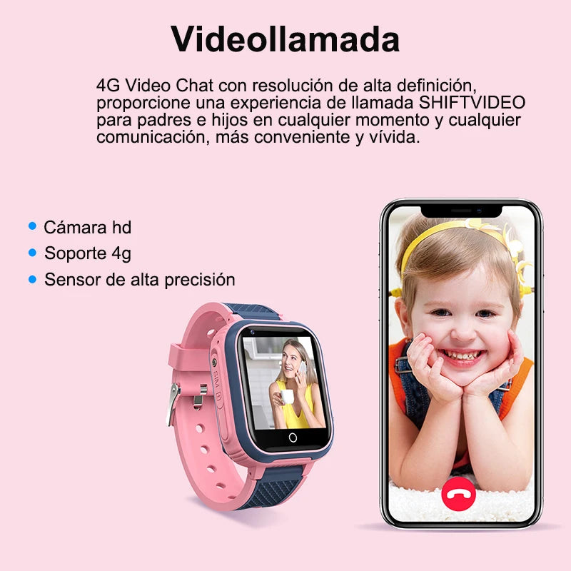 LT21 4G Smart Watch Kids GPS WIFI Video Call SOS IP67 Waterproof Child Smartwatch Camera Monitor Tracker Location Phone Watch
