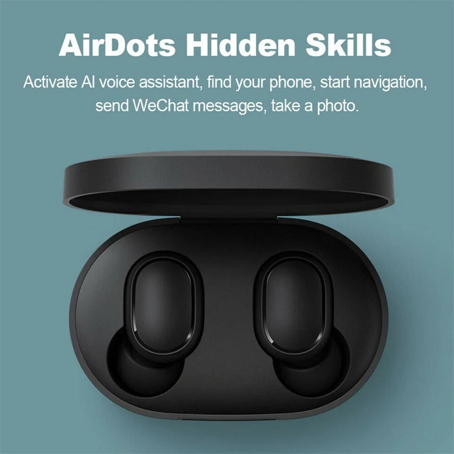 TWS A6S Headset Wireless Earphones Bluetooth Headphones Sport LED Display Touch Stereo Fone Bluetooth Earbuds for Xiaomi Huawei