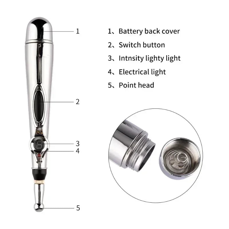 Electronic Acupuncture Pen Acupuncture Point Pen Meridian Energy Meridian  Massage Pen Acupuncture Acup