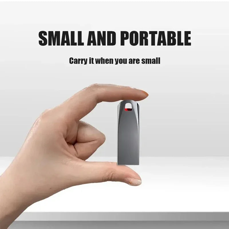 Mini USB 3.2 2TB Flash Drive Super High Speed Data Transfer 1TB Large Capacity Ultra-Fast Portable Storage Sleek Durable U Disk
