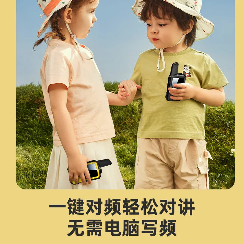 BTONERA BT300 MiniWalkie Talkie  Two-way Radio 2 PCS Kids Walkie-talkie PMR/FRS Communication Radio Portable for Camping Toys