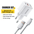 Essager 20W GaN USB Type C Charger PD Fast Charge Phone QC 3.0 Quick Chargers For iPhone 14 13 12 11 Pro Max Mini iPad Charging