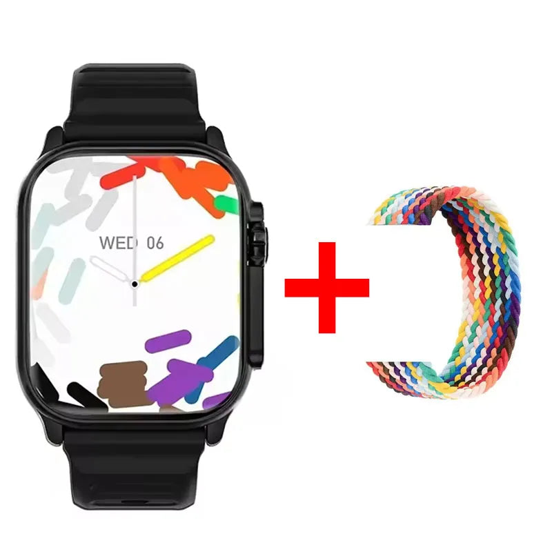 New Watch T900 U2 Smart Watch 49mm 2026 New NFC Men Women GPS Track Bluetooth Call BT Music Games Wireless Charging Smartwatch