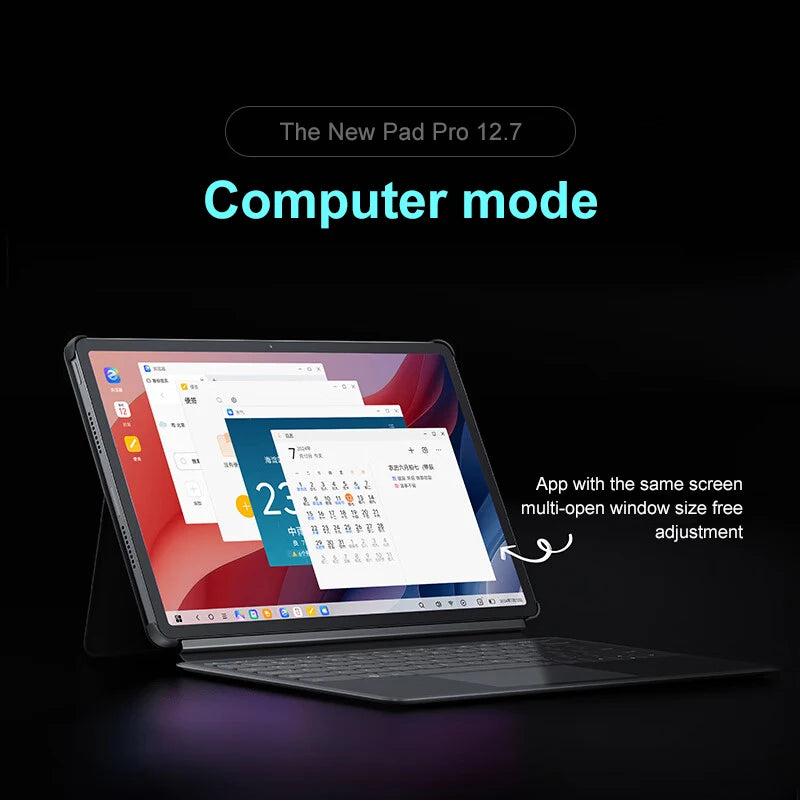 Lenovo Xiaoxin Pad Pro 12.7 2025  Full Eye-Care Screen Tablet for Entertainment, Office Work & Study, Powered by Dimensity 8300