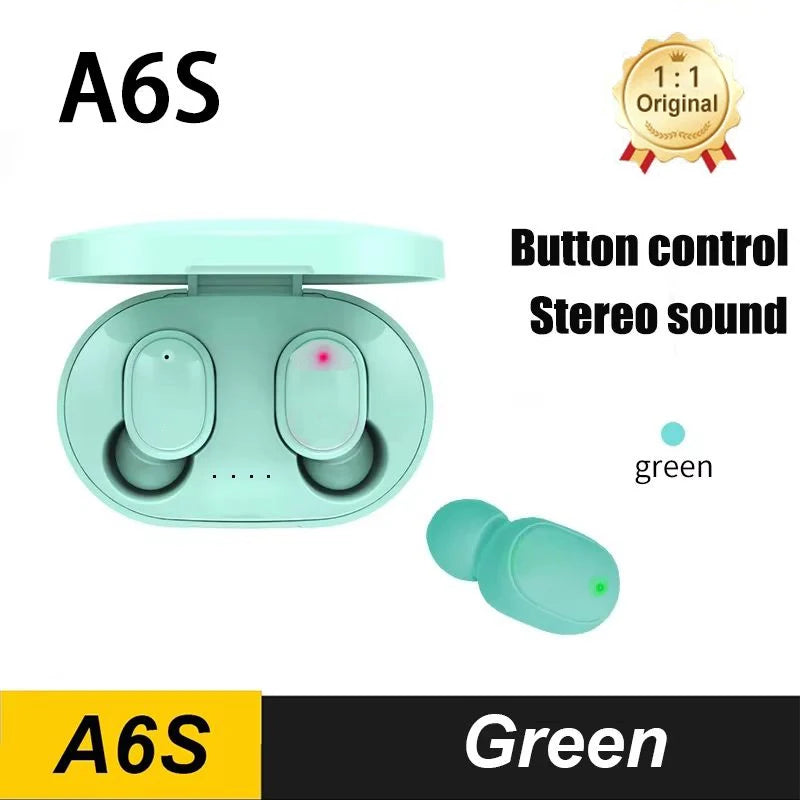 For Xiaomi Original TWS Wireless Bluetooth Earphones Sport Earbuds Noise Cancelling Headsets For Redmi Airdots iPhone Headphones