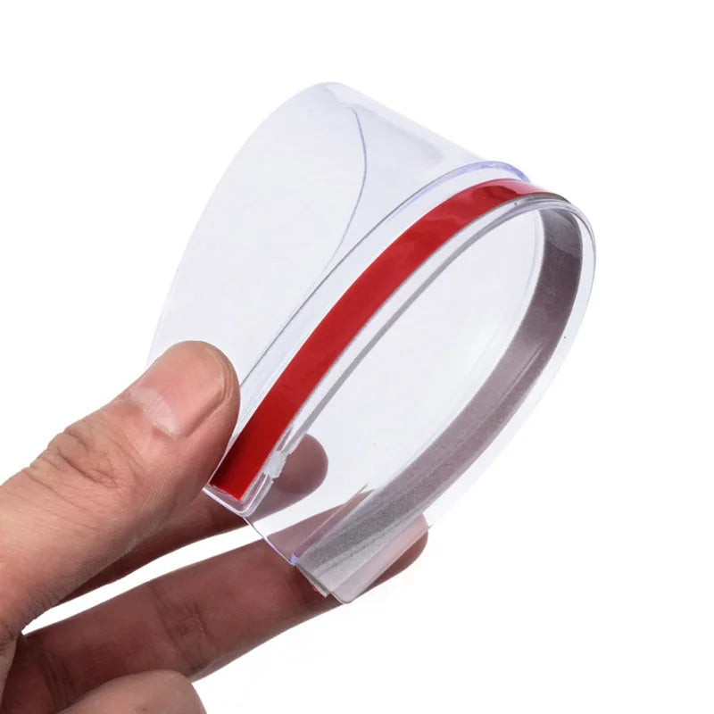 2pcs Car Rearview Mirror Rain Shield Rain Eyebrow Rain Cover Universal Carbon Fiber Rear View Side Mirror Rain Eyebrow Shield