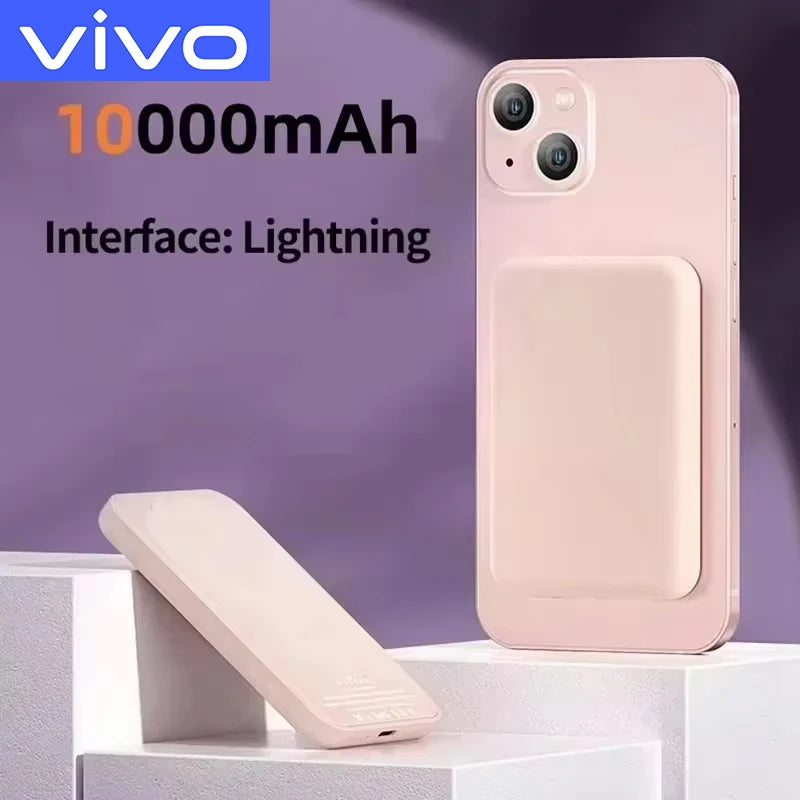 VIVO 500000mAh Magnetic Power Bank Wireless Durable Portable Fast Charger Large Capacity for Magsafe for iPhone 17/16/15/14