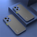 Luxury Matte Armor Case for Xiaomi Note 12 Turbo 13 11 10 Pro Plus 5G Shockproof Bumper Phone Cover For Redmi 12 12C 10 10C 4G