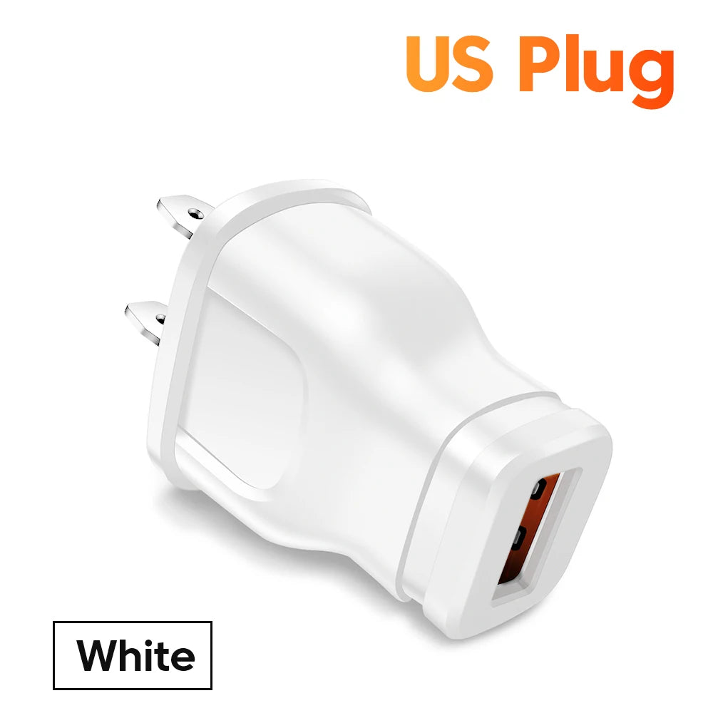 1A 5W USB Wall Charger Mini Universal EU US Travel Charger For iPhone Samsung Xiaomi Huawei Google Mobile Phone Power Adapter