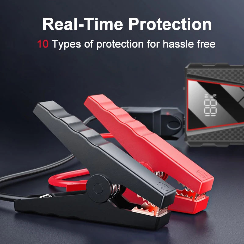 Car Jump Starter 2000A/1200A/600A Car Battery Starter Portable Power Bank Charger 12V Auto Emergency Starting Device Booster