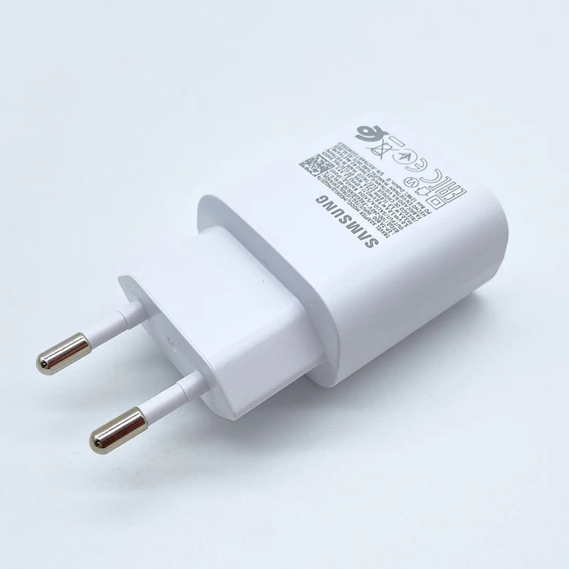 Samsung 25W Super Fast Charger Usb Type C Cargador For Galaxy S23 S24 S21 S22 Plus A54 A34 Adapter For Z Flip 5 3 fold 6 5 3 4 2