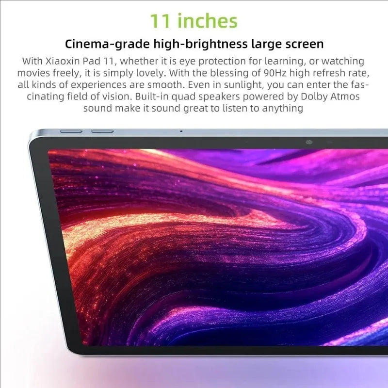 Multi-language compatible Global Rom New Lenovo Xiaoxin Pad 11 2025 MTK Dimensity 6300 11" 2.5K Screen 7040mAh Android Tablet