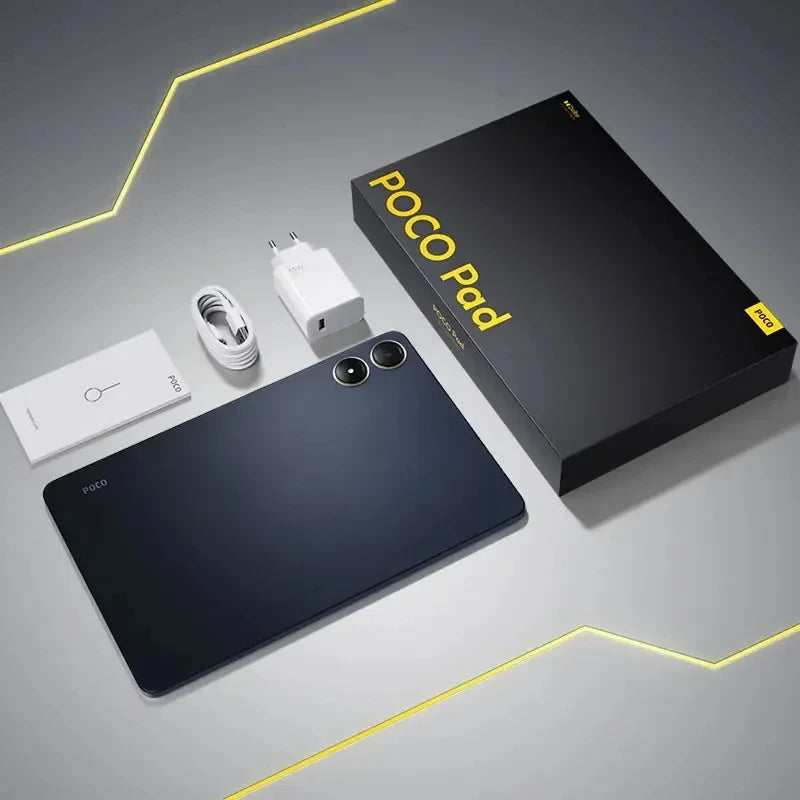 POCO Pad Global Version 12.1'' 120Hz 2.5K Display Snapdragon 7s Gen 2 Octa core Processor 33W 10000mAh Battery Quad speakers
