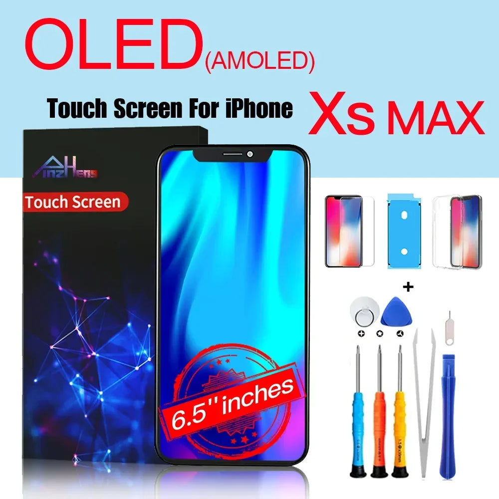PINZHENG High Quality Screen AMOLED INCELL LCD OLED OEM For iPhone 11 12 13 Mini Pro Max XS XR MAX Display Replacement With Tool